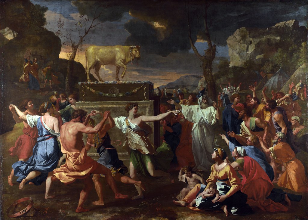 Nicolas Poussin, The Adoration of the Golden Calf (c. 1633&ndash;34)